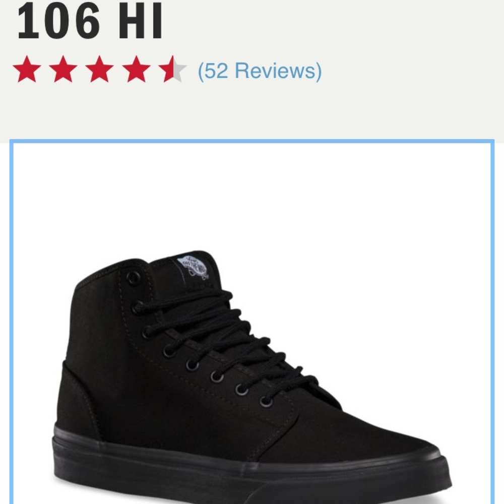 Vans Unisex 106 Hi Sk8 Sneakers. (Discontinued)